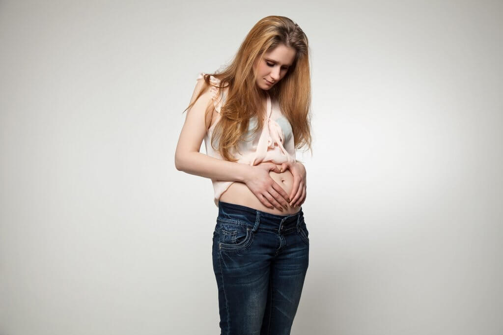 Bauch schwanger oder dicker Woher kommt